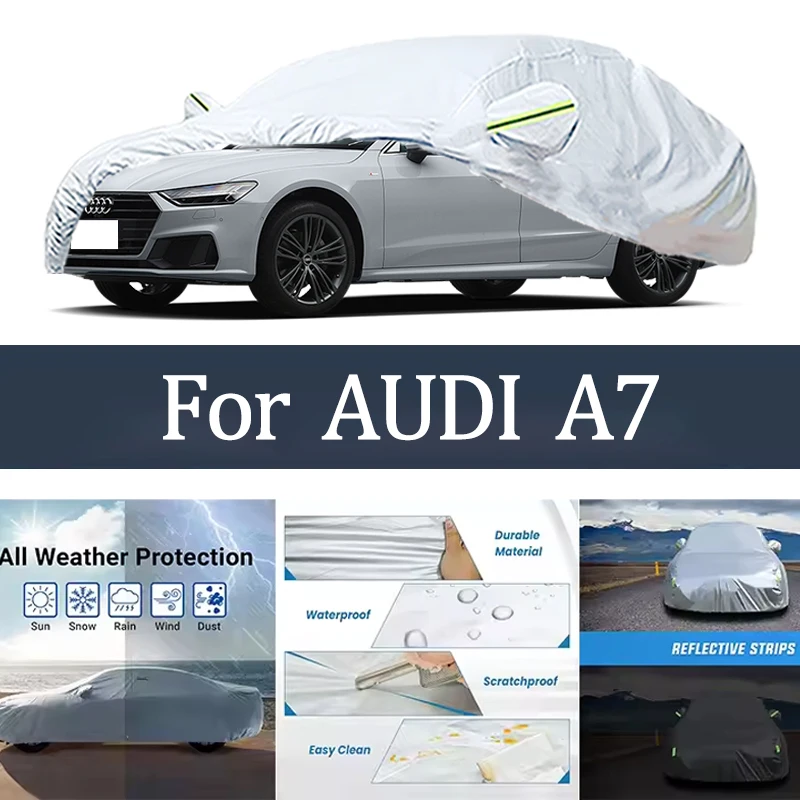 

For AUDI A7 4G8 4K8 Car Cover Outdoor Protection Covers Snow Sunshade Waterproof Dustproof Exterior UV Car Accessories Auto