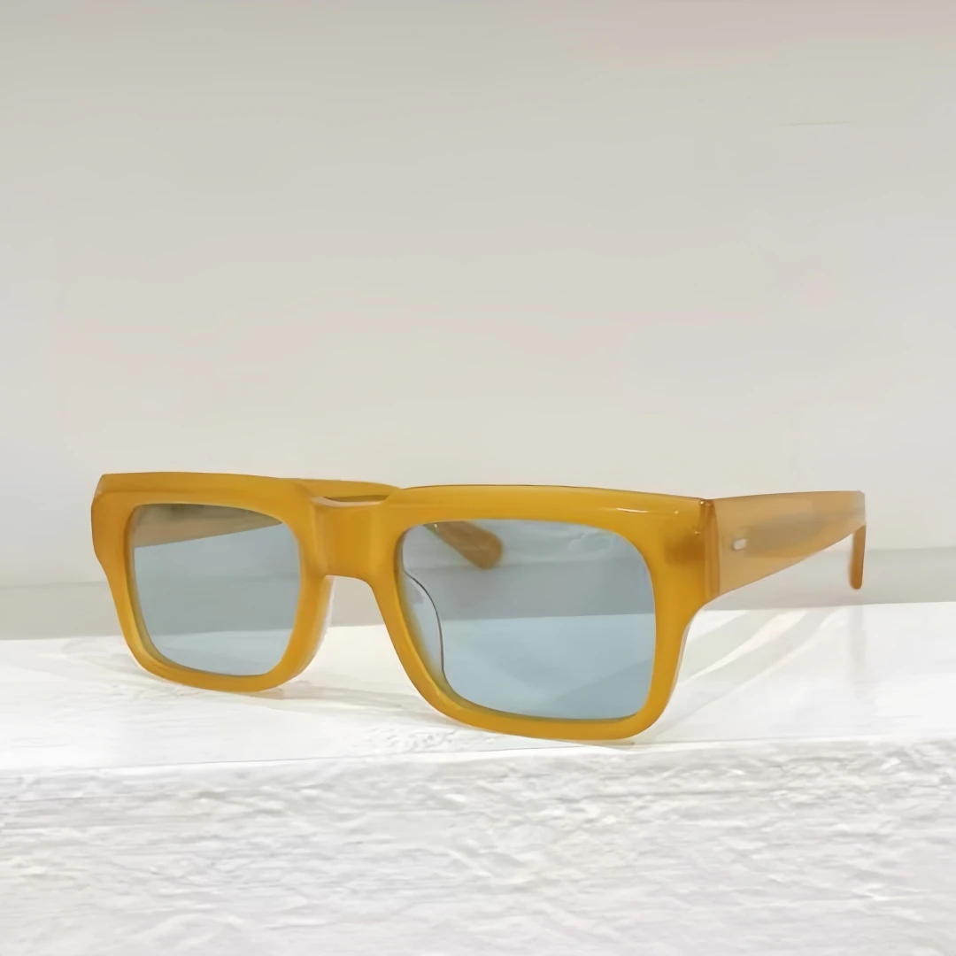 Luxury Fashion Trend Vintage Sunglasses IPISH Thick Solid Acetate UV400 Lens Retro Square Design Women Man A+ Original Quality