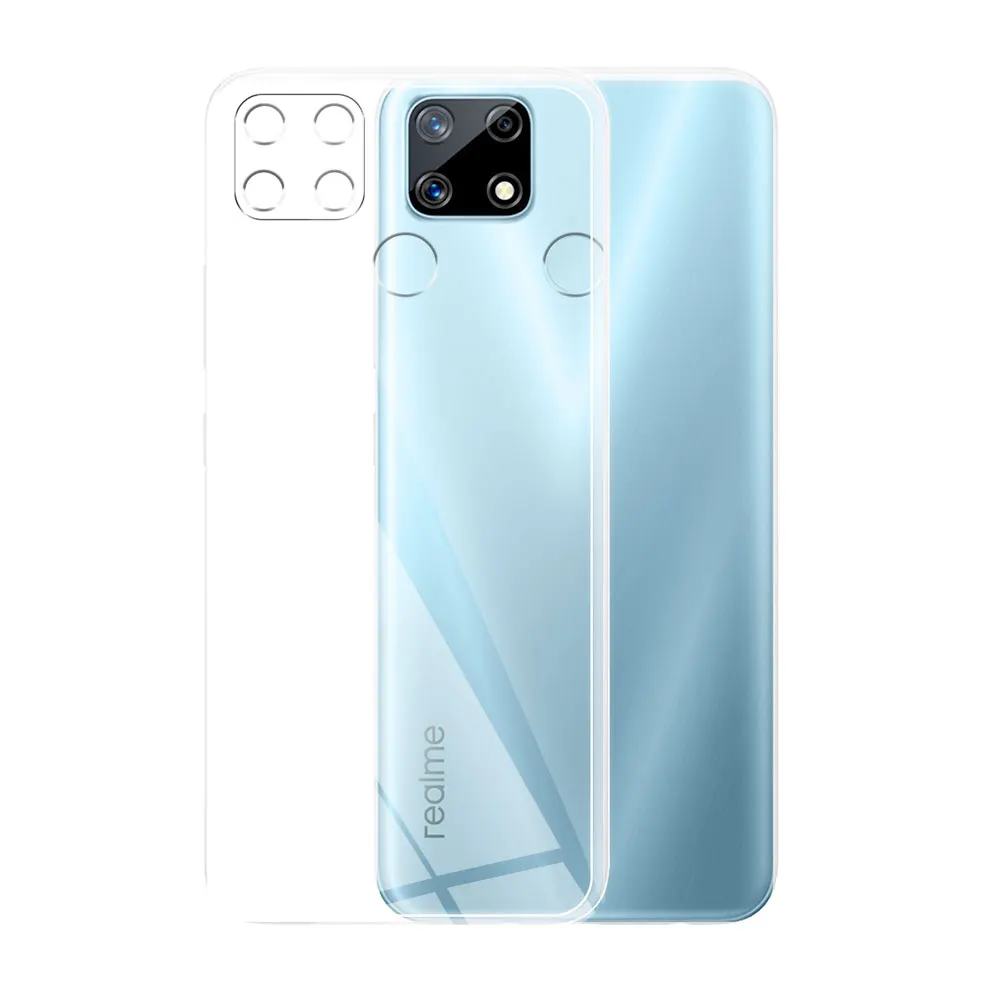 Dla Oppo Realme C25 Case Ultra cienka silikonowa miękka TPU przezroczysta tylna obudowa dla Realme C25s C25Y Coque dla Realme C25 Fundas