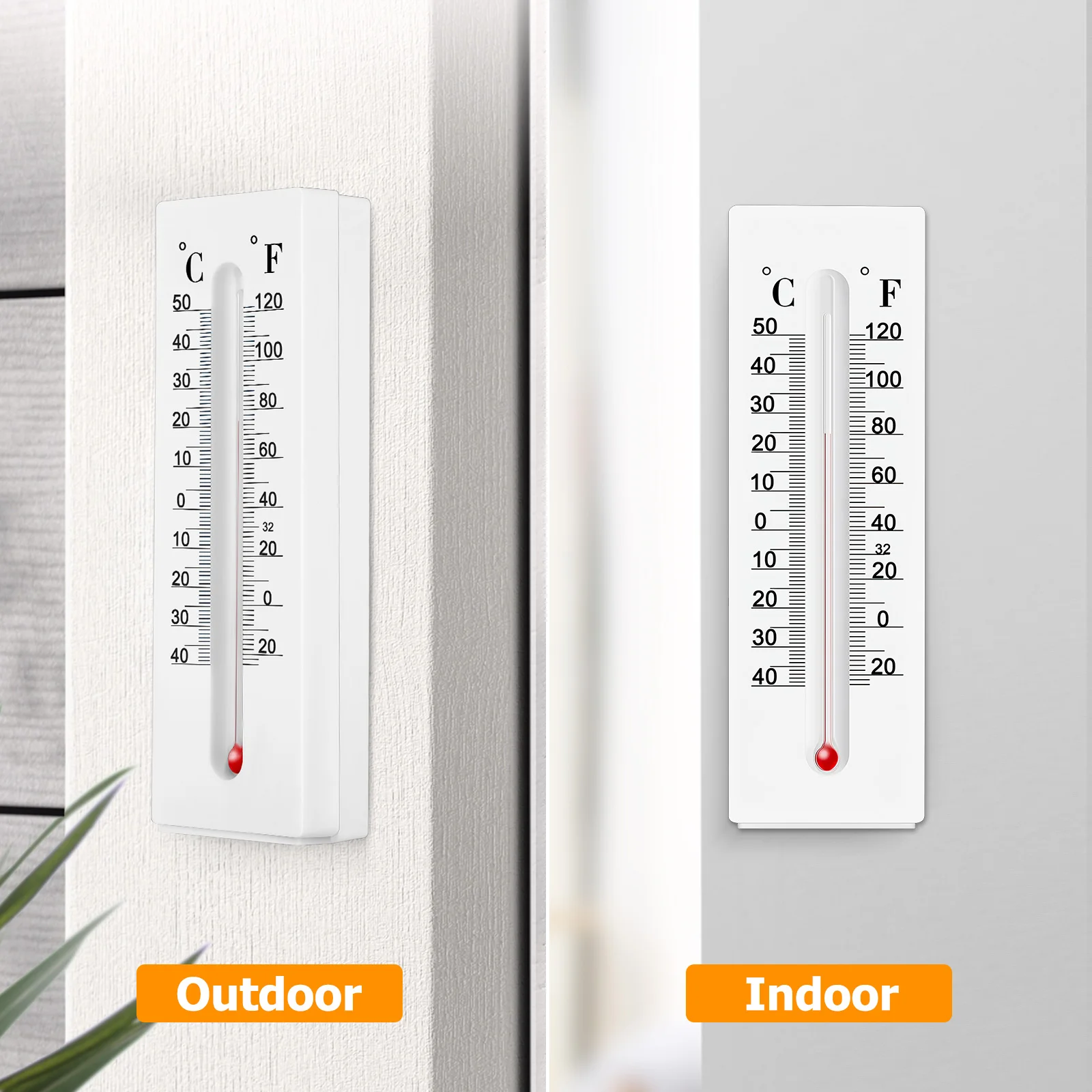 Llave de termómetro para dispositivos ocultos exteriores, soporte de montaje en pared para casa, compartimento interior, decoración de otoño