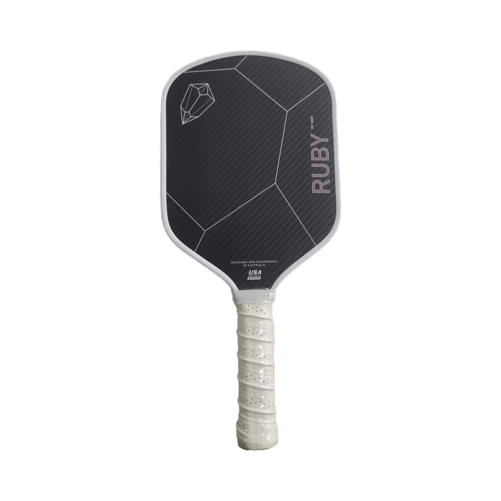 

High quality black Kevlar single diamond hot pressed PP honeycomb core T700 original carbon fiber pickleball paddle Competitive/