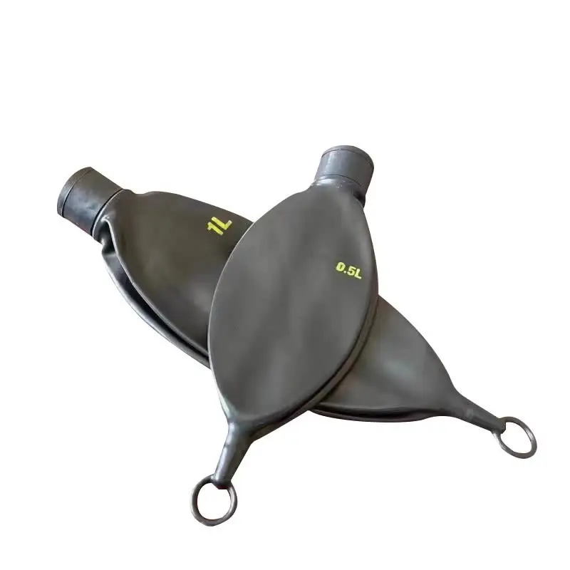 وسادة هوائية معززة من اللاتكس، وسادة هوائية سميكة لتنفس الرئة مقلدة 0.25 - 30 لتر، قابلة لإعادة الاستخدام، تناسب جميع آلات التخدير للتهوية