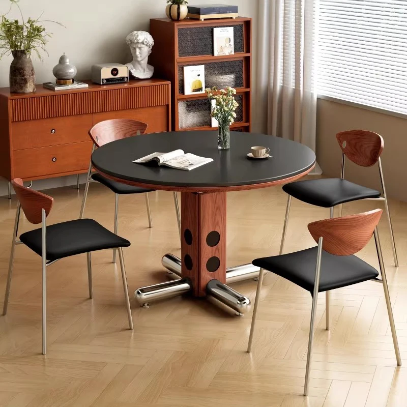 Café restaurante mesa de jantar ao ar livre moderno luxo varanda mesa de jantar designer recepção bistrô muebles móveis de cozinha