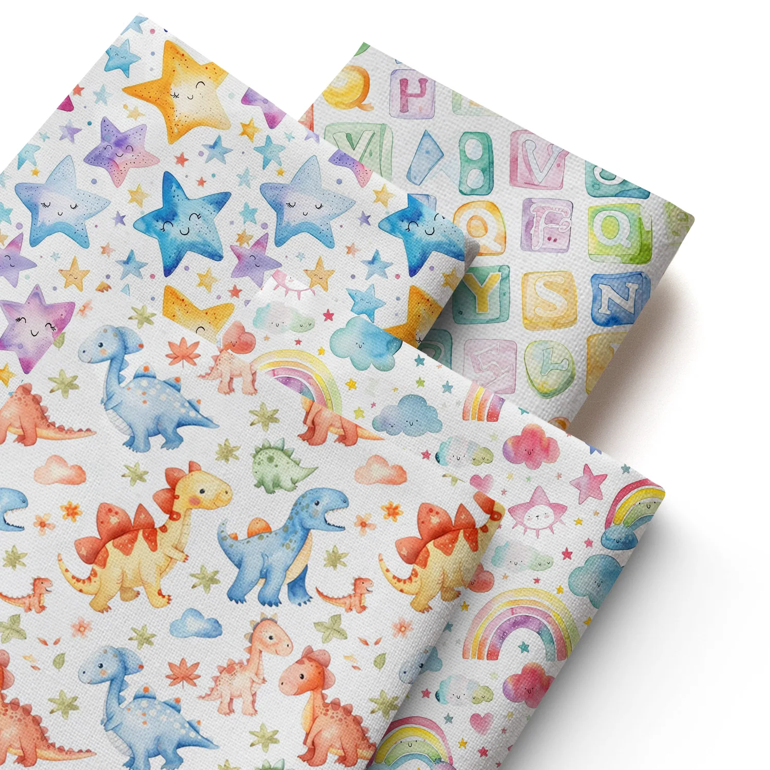 Pre-cut [DIY Dinosaur Craft Kit] 4pcs Set 7.87x7.87inch(20x20cm) Cartoon Dinosaur Alphabet-Themed DIY Craft Kit