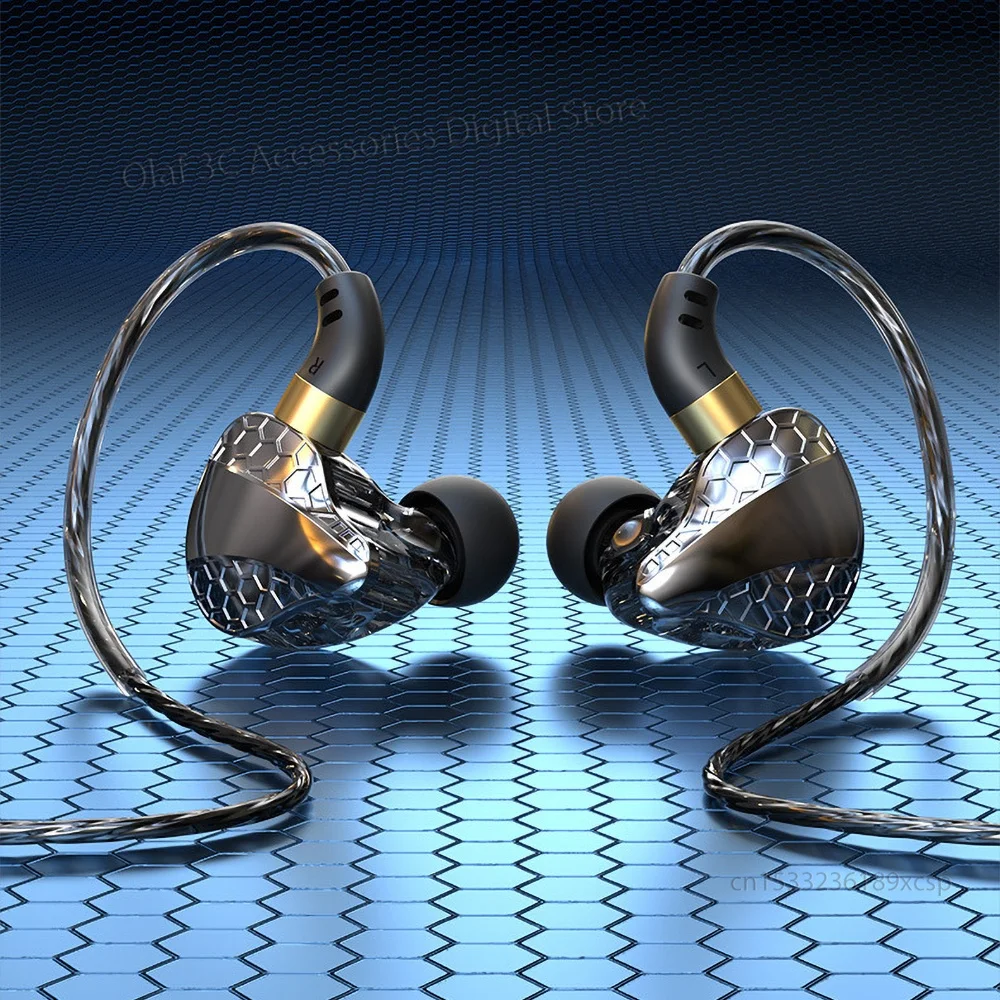 OLAF DAC ประเภท C/3.5 มม.HIFI หูฟังแบบมีสายหูฟังสเตอริโอแฮนด์ฟรีชุดหูฟัง Gamer หูฟังควบคุมสายสําหรับโทรศัพท์