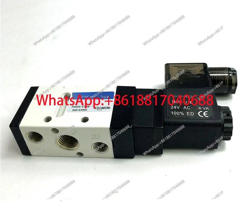 Solenoid valve KVF3130 AC220V DC24V two-position five-way single electronic control 2 points G1/4 directional valve
