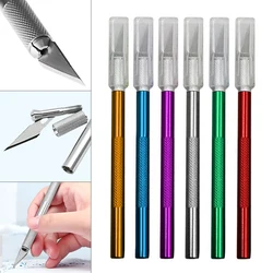 Metal Sharp Scalpel Blades Non Slip Cutter Engraving Craft Blades for Mobile Phone Laptop PCB Repair Hand Tools