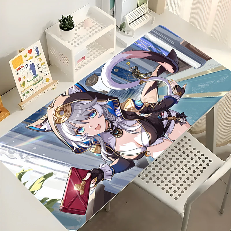 لوحة ماوس مطاطية صغيرة للكمبيوتر الشخصي لوحة مفاتيح الكمبيوتر المحمول سرعة الكمبيوتر Honkai Star Rail Cipher سطح المكتب حصيرة ملحقات الألعاب لوحة الماوس