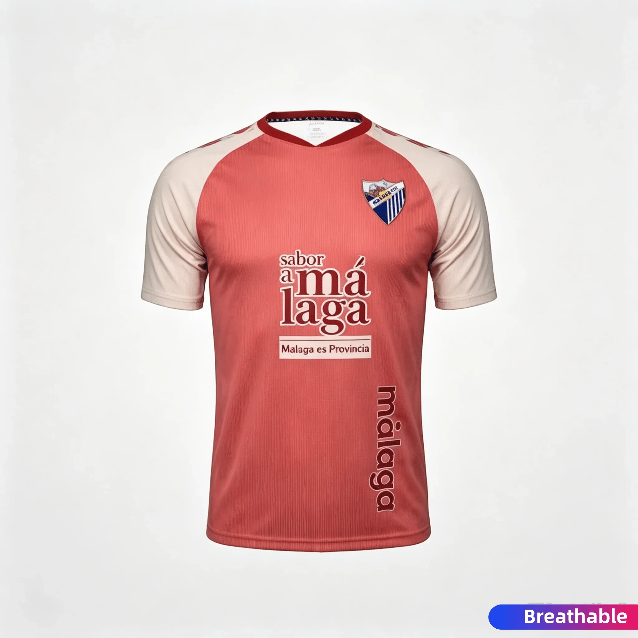 2026-27 Neues Herren Spanien Top Erwachsenen Heimtrikot Fußballspiel Sport M-Málaga Heim Herren Trainings-Atmungsaktives Fußball-Eltern-Kind-Set – Detail 2