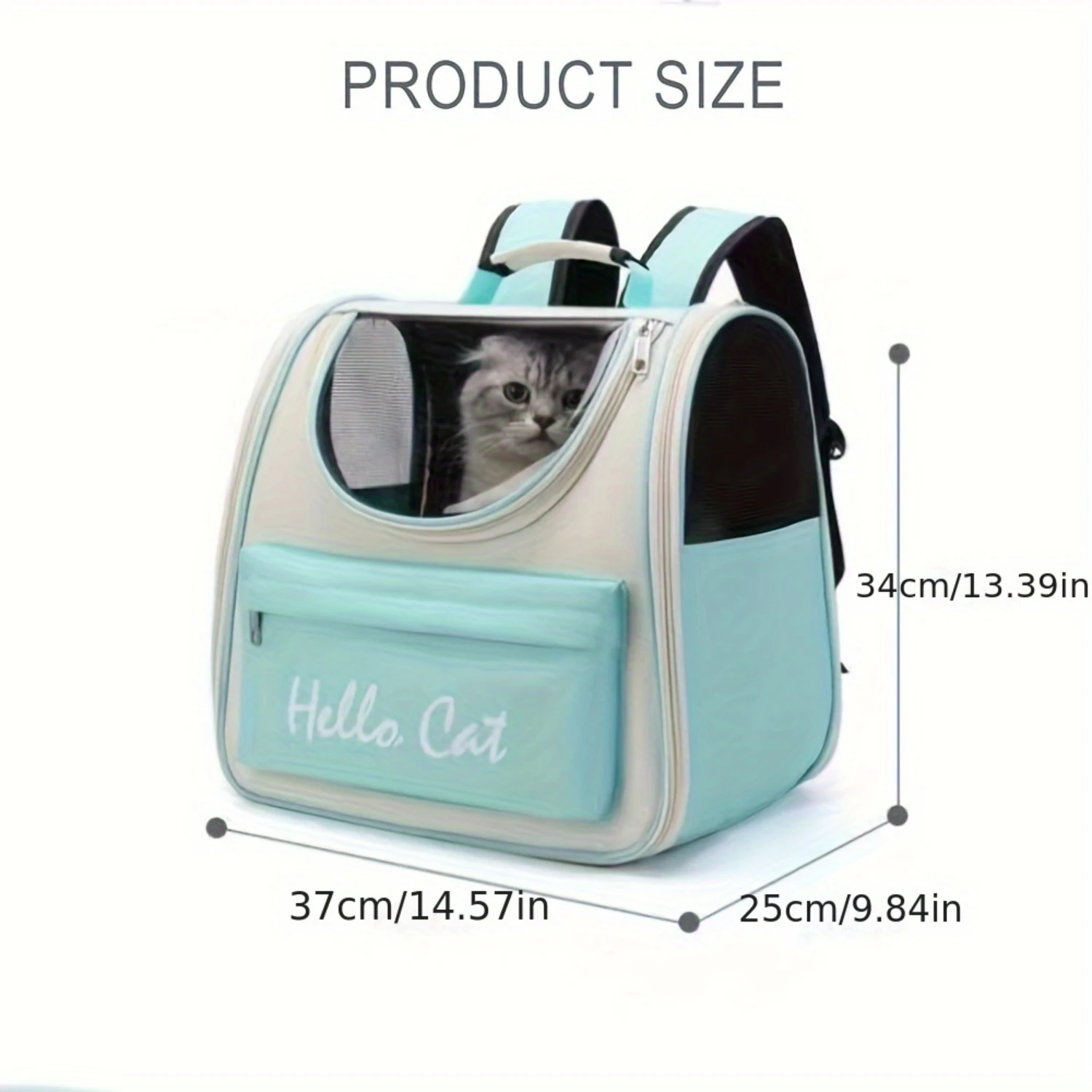 1Pc Cat Bag, Outing Portable Foldable Breathable Capsule Large Space Cat Bag