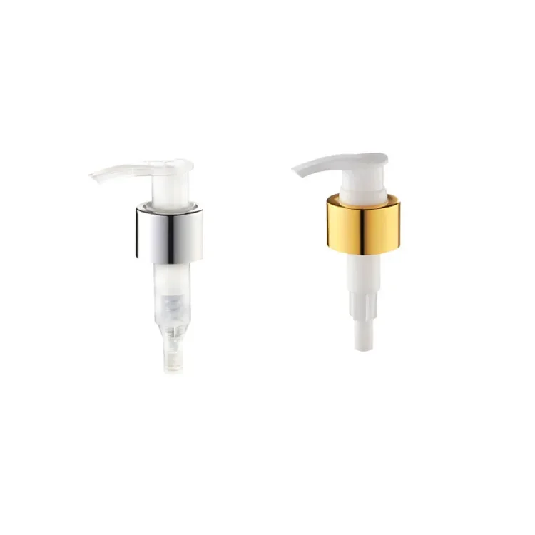 

50pcs 28/410 Silver Gold Soap Dispenser 28mm Pump Head Plastic Pump Cap