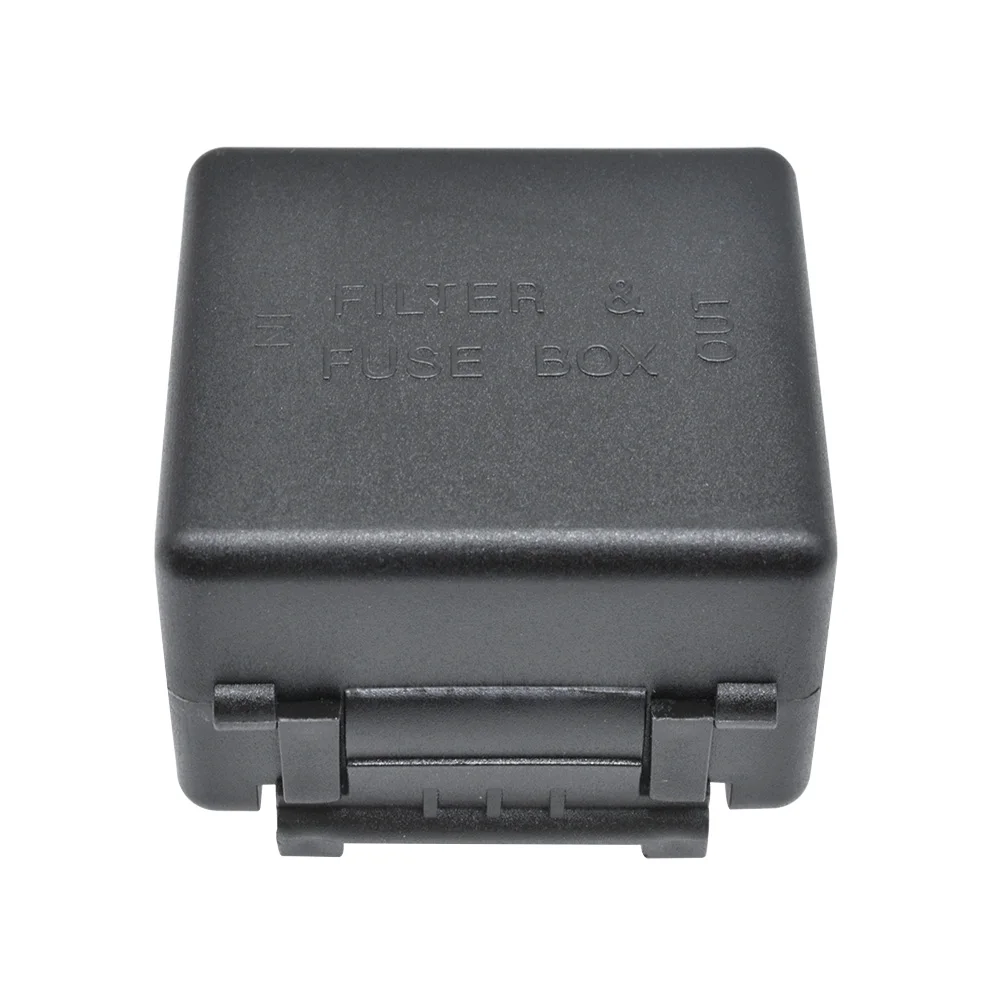 Black Case Outer Case Relay Box for DC 12V 1 Channel 1-CH 433MHz Wireless Relay Module RF Remote Control Relay Filter Fuse Box