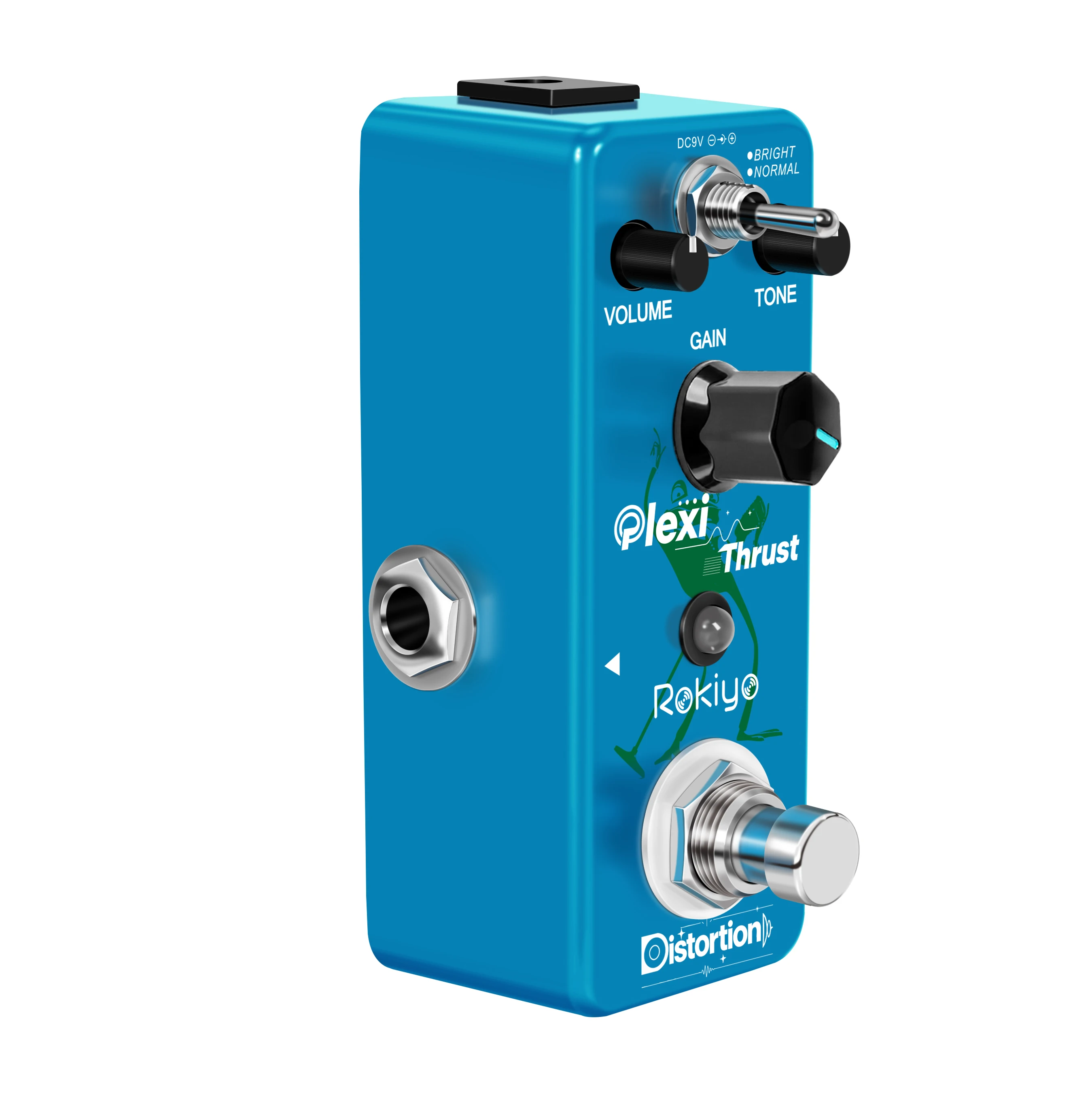 Rokiyo Plexi Thrust Distortion Guitar Effect Pedal Classic Plexi JCM800 Vintage Tone  Stompbox for Rock Metal Guitar Bass view 6