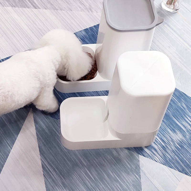 LUDA Large Capacity For Pet Dog Cat Automatic Food Feeder Detachable Bowl Water Dispenser Fountain Device Pet Supplies