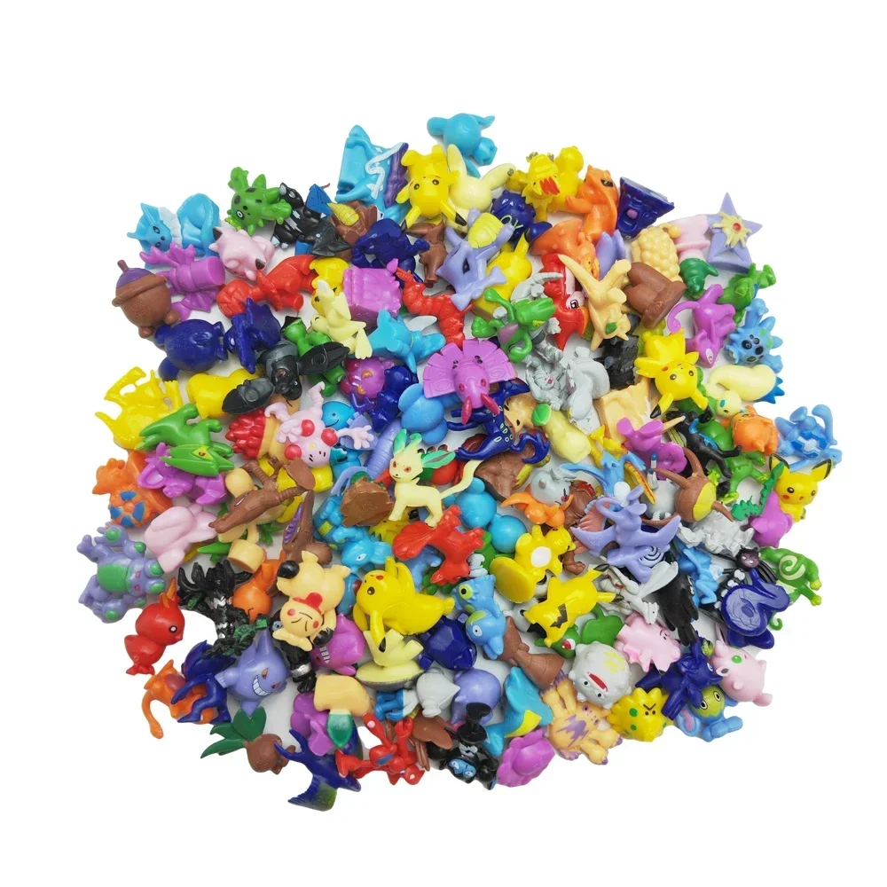 Set 24pcs/Bag Figures Toy 2-3cm Bulk Anime Mini Doll Lot Figurine Small Pocket Monster Birthday Gift