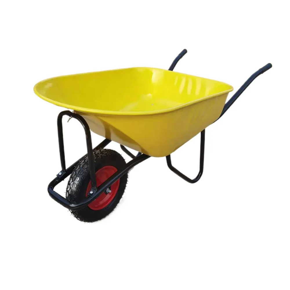 Cart 100KG Capacity One Wheel Garden Dump Cart Wheel Barrow with Handle & 1 Wheels Used To Collect Garbage/mud/leaves Customized