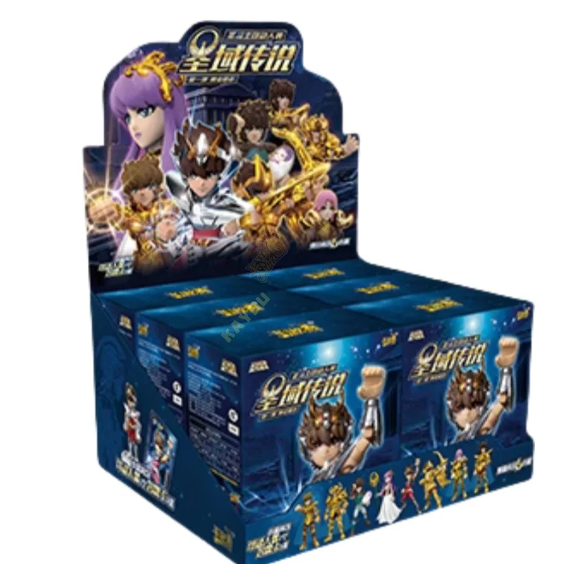 KAYOU Saint Seiya Series, настоящая карточная легенда, кукла Sanctuary, слепая коробка, золотая, отображающая детские игрушки, подарок