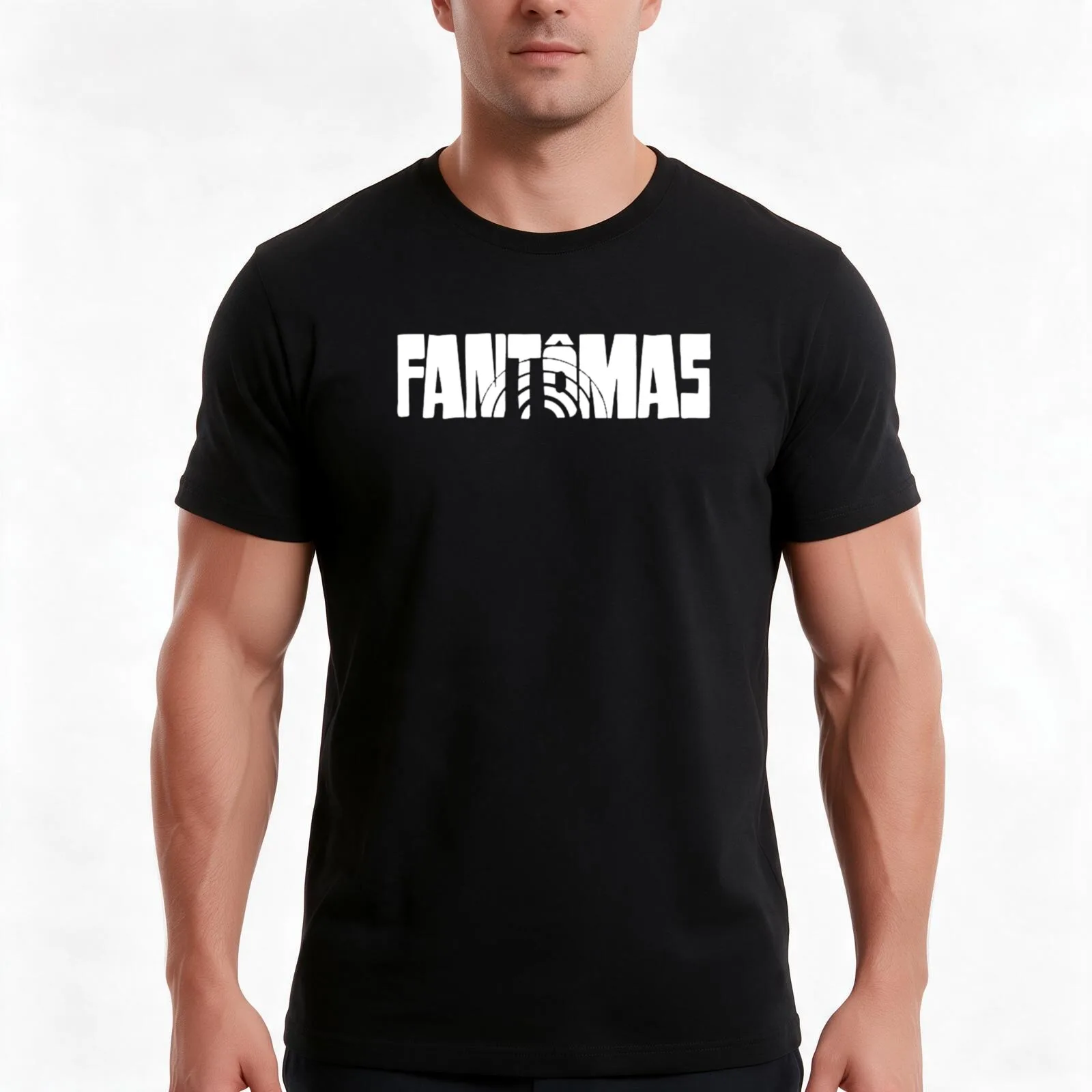 Fantomas logo T-Shirt Summer Casual Cotton Tee Oversized Streetwear Tops Vintage Graphic Print Loose Fit Short Sleeve