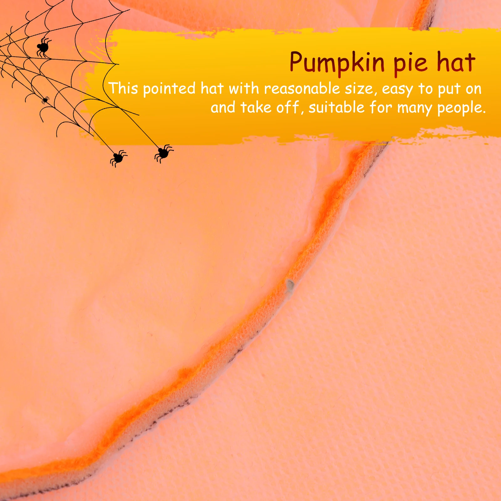 

Pumpkin Hat Witch Party Hats for Adults Child ex Halloween Cosplay Costume Decoration Pointed Design Suitable Many Easy Wear