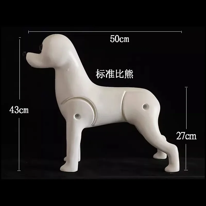 Beauty Practice Fake Hairy Bichon Dog Skeleton Dog Model Fake Dog