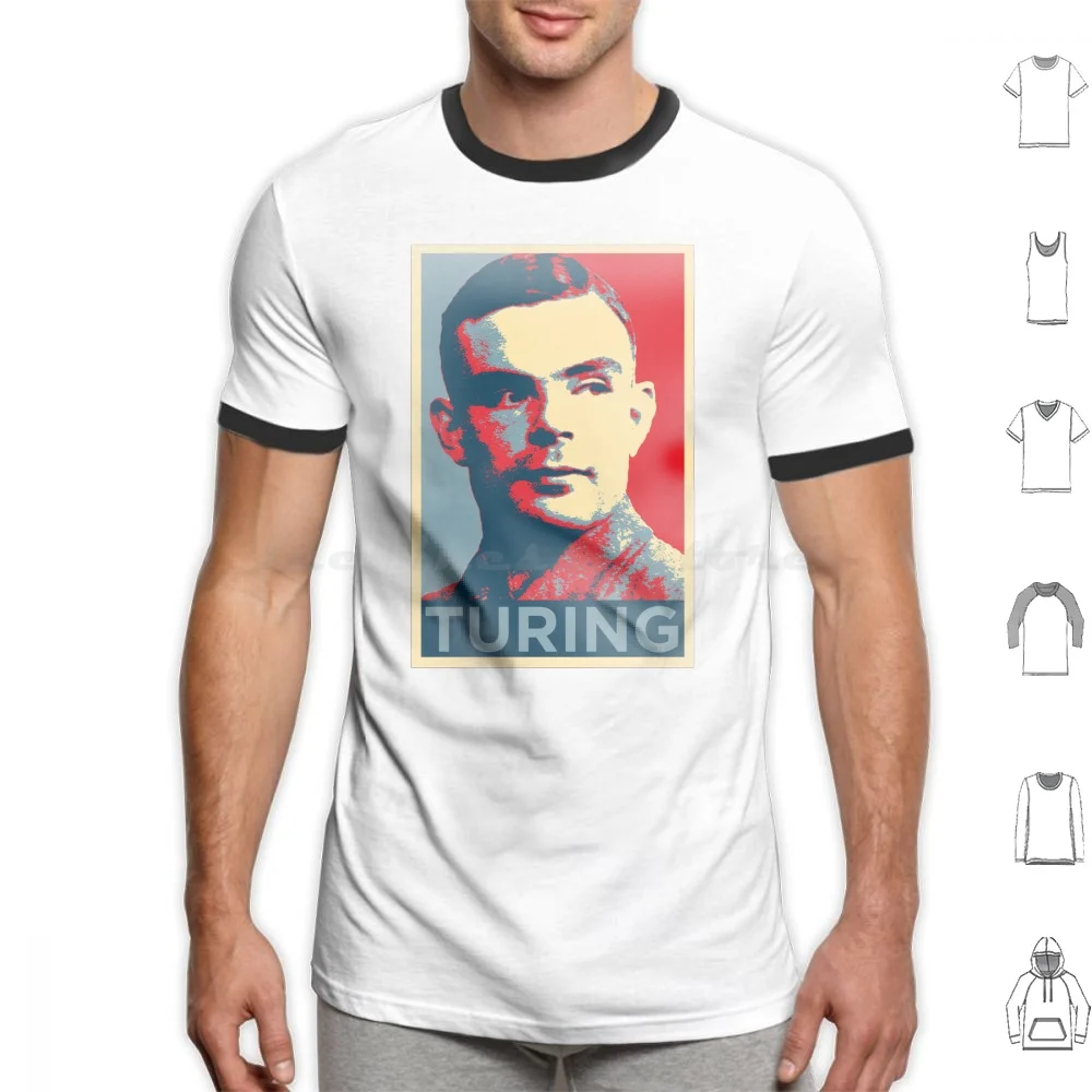 Turing T Shirt Cotton Men Women Diy Print Alan Turing Computer Freak Geek Algorythm Computers Ww2 It