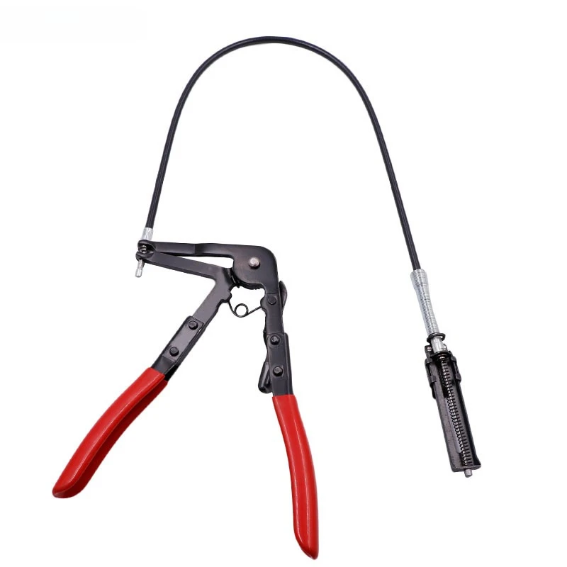 

Car Hose Clamping Pliers Bendable Hose Clamps Cable Type Flex Cable Long Clamps Straight Hose Bundle Removal Auto Repair Tools