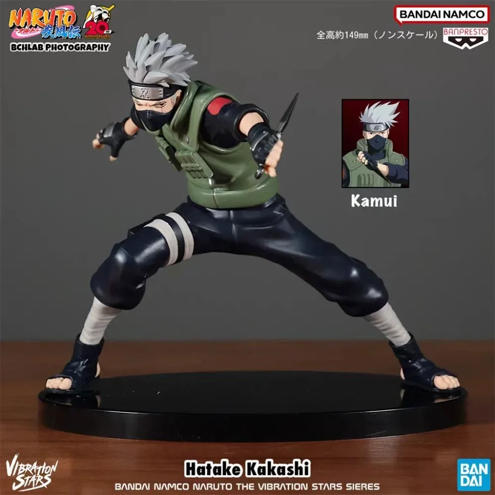 

Bandai Banpresto Naruto Shippuden фигурки вибрационные звезды Хатаке Какаши в наличии аниме фигурка модель игрушки кукла подарок для мальчика