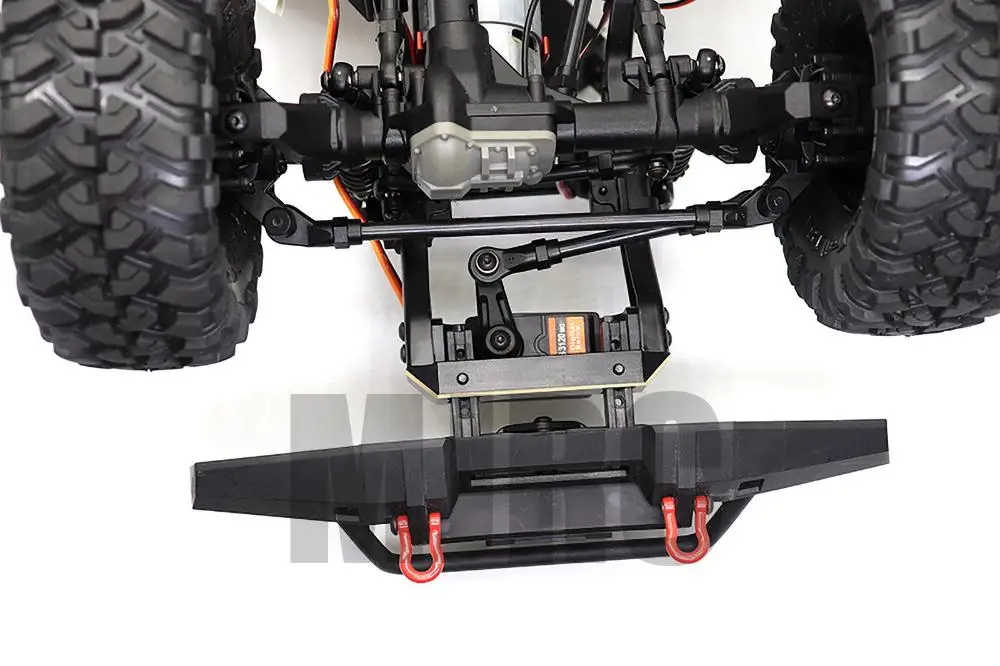 Soporte de engranaje de dirección delantero Ajrc, asiento de engranaje de dirección ponderado de cobre puro para simulación de coche de escalada Trax Trx4 Defender