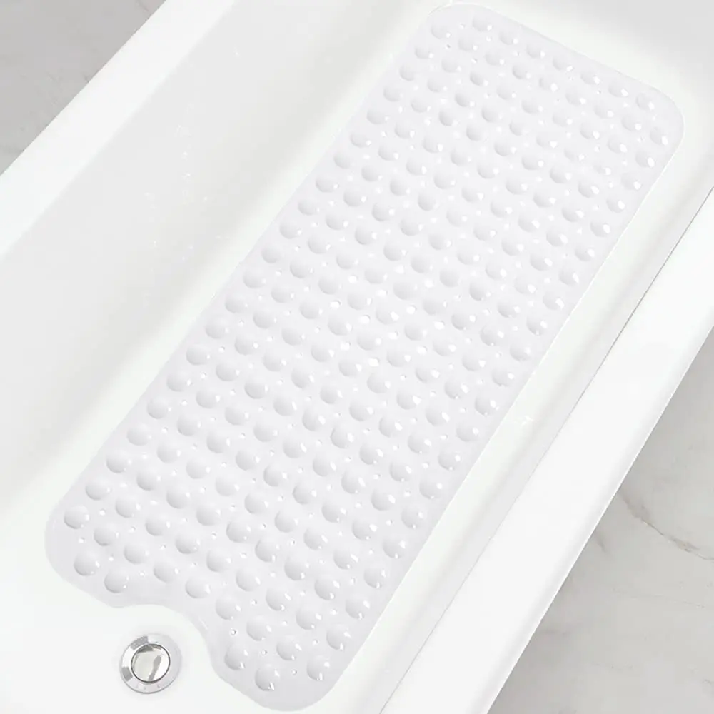 Badewannenmatten für Dusche und Wanne, Extra Lange Rutschfeste 40 X 16 Zoll Badematte mit Abflusslöchern und Saugnäpfen, Badematte für Badezimmer – Detail 3
