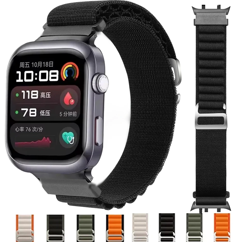 حزام جبال الألب لساعة Huawei Watch D2 سوار مرن من النايلون قابل للتنفس لساعة Huawei الذكية D2 ملحقات سوار المعصم الرياضي