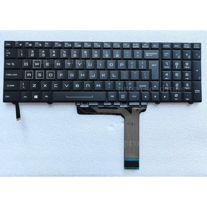 M   Laptop Keyboard For Origin PC EON17-X 2017 US English With Backlit Black