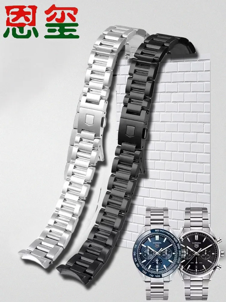 For TAG Heuer TAG Super Carrera Monaco Heritage Arc Stainless Steel Watch Strap Men