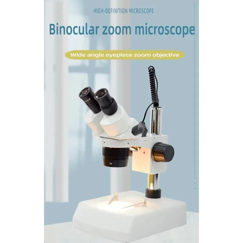 Ultra Wide Field of View Zoom Stereo Digital Microscope Optical Full Zoom Range for Detailed Examination