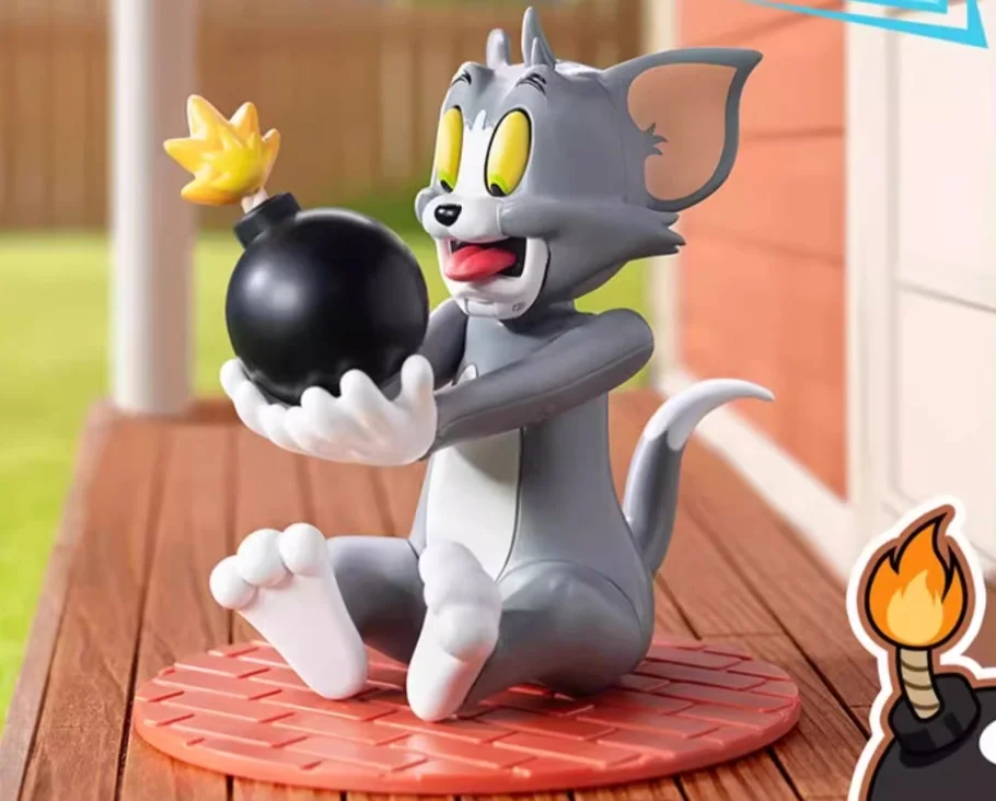 

In Stock Blind Box Toy Cartoon Unlucky Tom Series Mobile Model Figurine Home Decoration Birthday Gift Crafts Cute Children