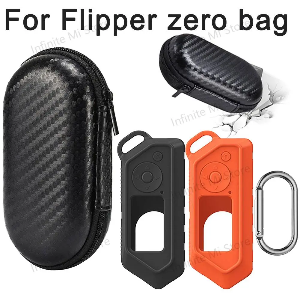 Silicone Case For Flipper Zero Game Console Protective Cover Game Flipper Zero Body Shell Game Protective Case Accessories
