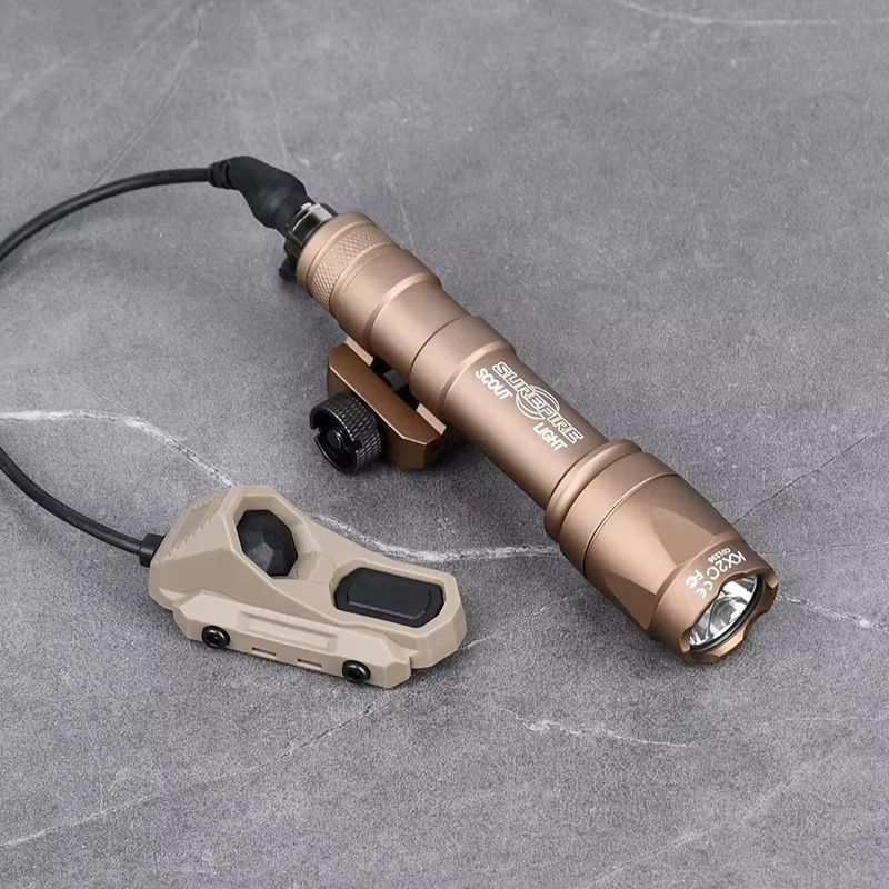 Tactical Surefir M300A M600C Flashlight With AXON Dual Function Remote Pressure Switch Fit 20mm Rail Hunting Airsoft Light