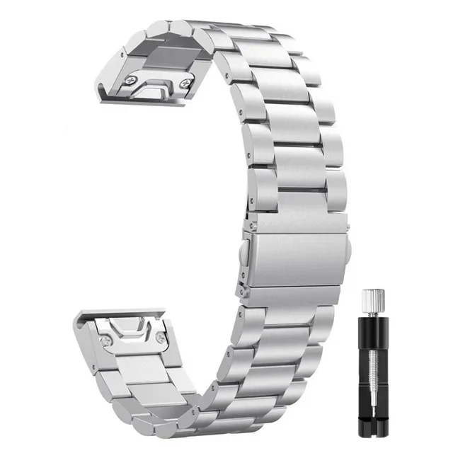 Quick Fit  22mm 26mm Stainless Stee Strap For Garmin Watch Fenix 7X 7 Solar 6x Pro/Fenix 6 Pro /Fenix 6 Sapphire /Forerunner 935