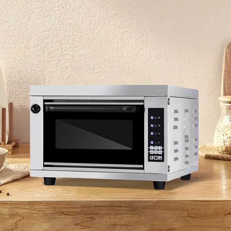 ใหม่ Commercial ยุโรปสไตล์เตาอบไฟฟ้า 60L หลอดความร้อนเตาอบความร้อนยุโรปสไตล์พิซซ่าเตาอบ