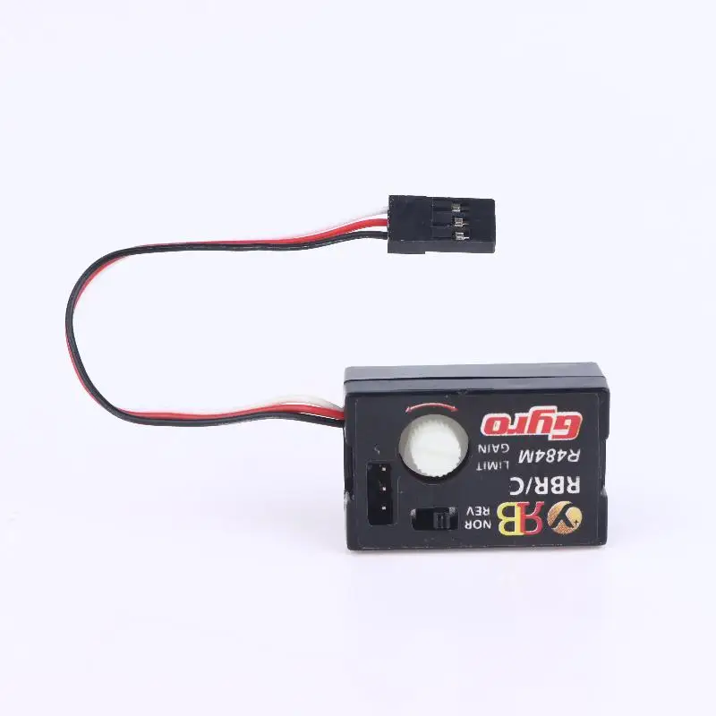 1 pezzo Per WPL D12 1/10 RC Auto Drift Auto Da Corsa Uscita Sterzo Integrato Compatto Design Leggero R484 Mini Giroscopio Giroscopio