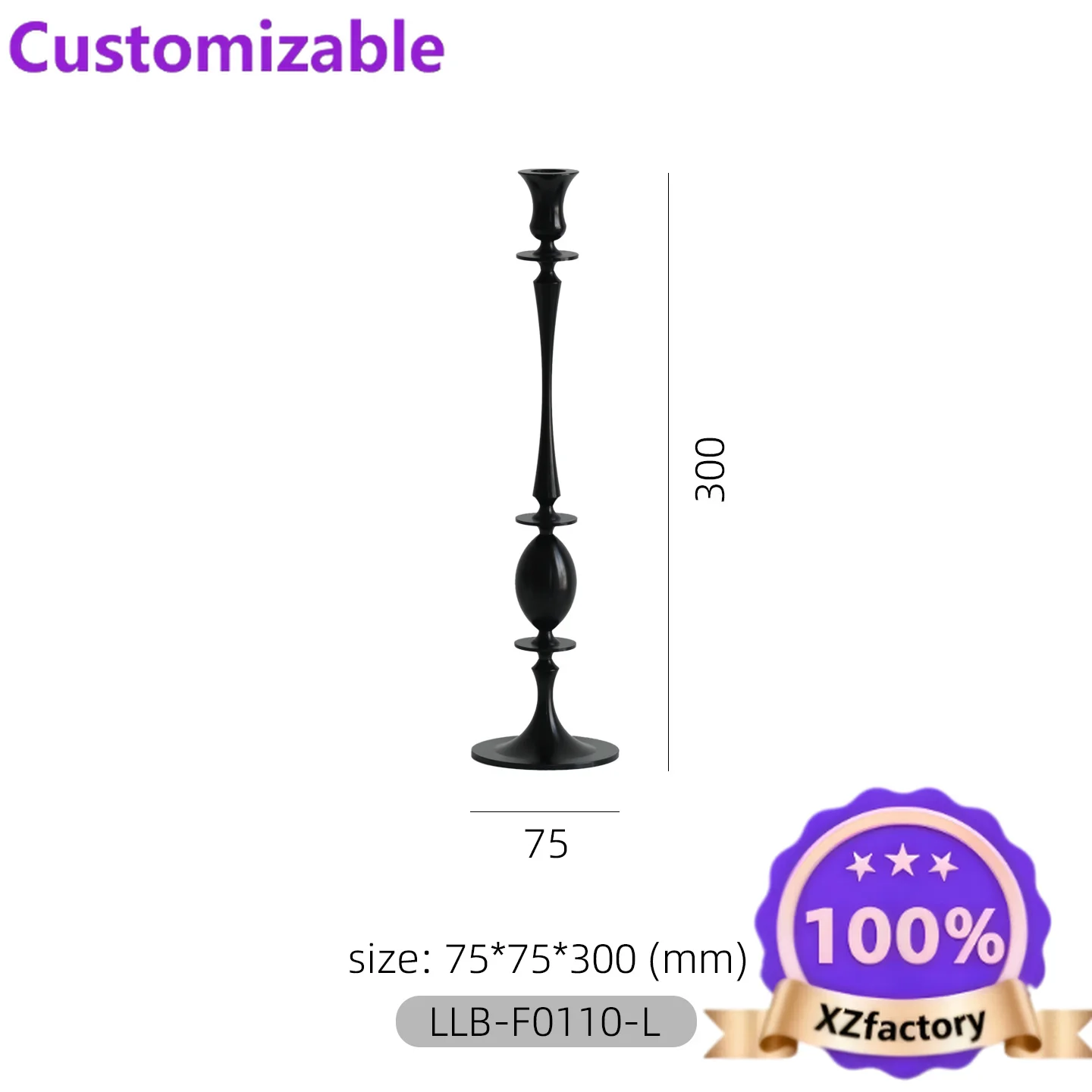 Factory Direct 2026 Top RatedFrench candlestick ornament scented candle high-end sense metal art decoration gift medieval restau