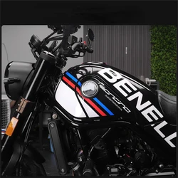 Tanque de motocicleta Traction Pad para Benelli, Leoncino 500, LeonineX, protetor de aperto do joelho, adesivo antiderrapante, fibra de carbono, novo
