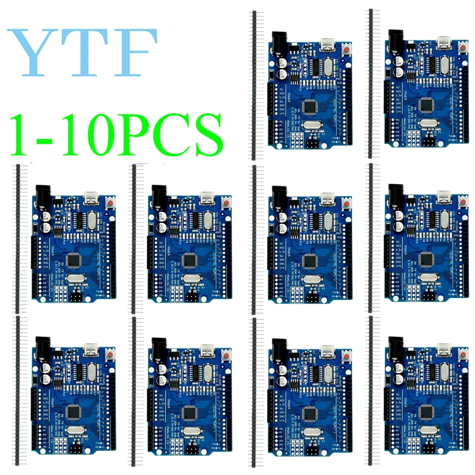 

R3 (CH340) Improved Version Development Board Sends Data Cable And Row Needle For UNO R3 Development Board