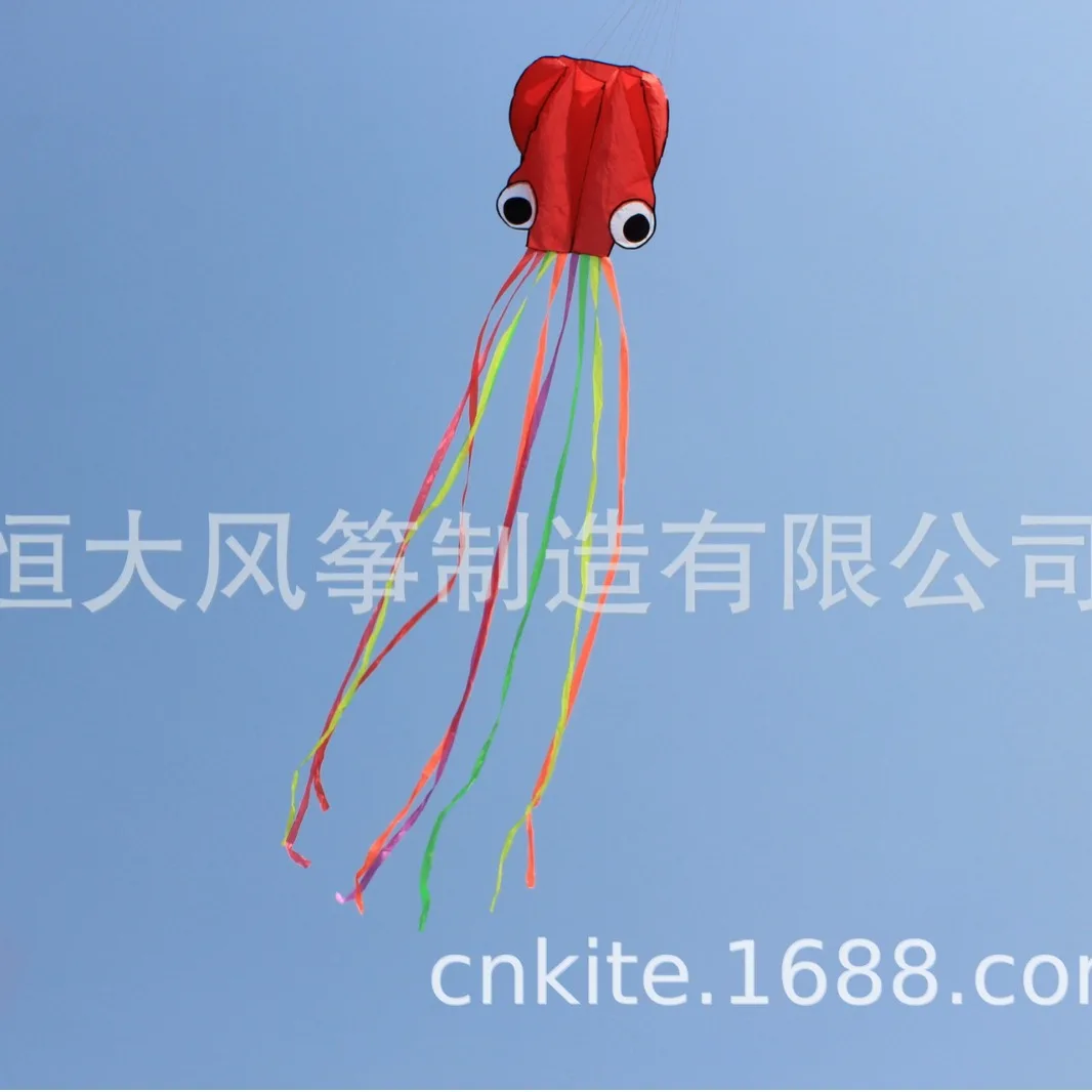 Weifang Kites แบบพกพา 2pcs Combo Kite Rainbow Triangle Kite และ 4m Octopus Kite กลางแจ้งบินง่ายเด็กของขวัญวันเกิด