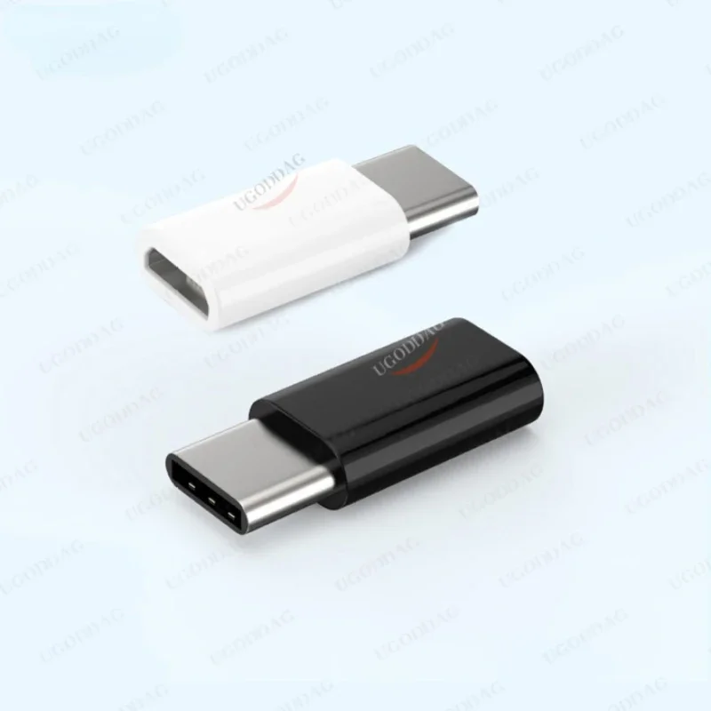 USB-C Type C Male to Micro USB Mini Adapter V8 Charging Converter Plug and Play Ompatible with USB C Enabled Devices