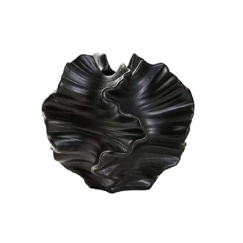 ABCA- Coral Vase Nordic Art Container For Flower Pampas Grass Vase Living Room Tabletop Centerpieces Decor Black A Durabl