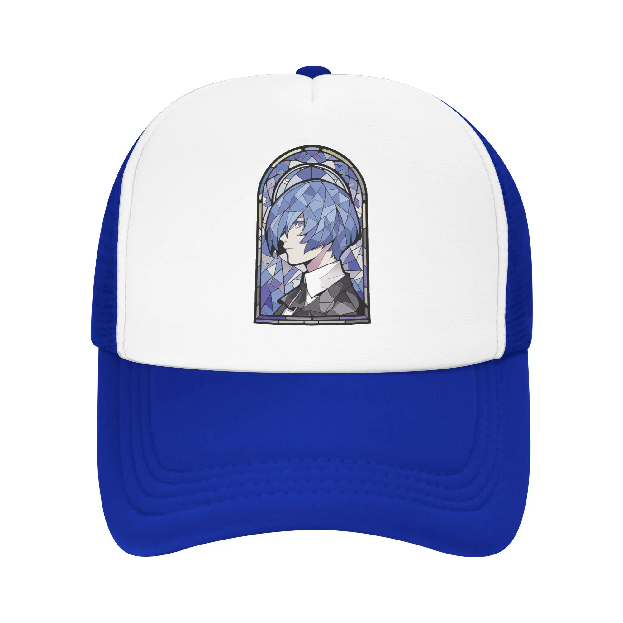 Personas Stained Glass Makoto  Baseball Cap For Men Women Cooling Mesh Side Hats Caps Adjustable Fit For Casual Headwear