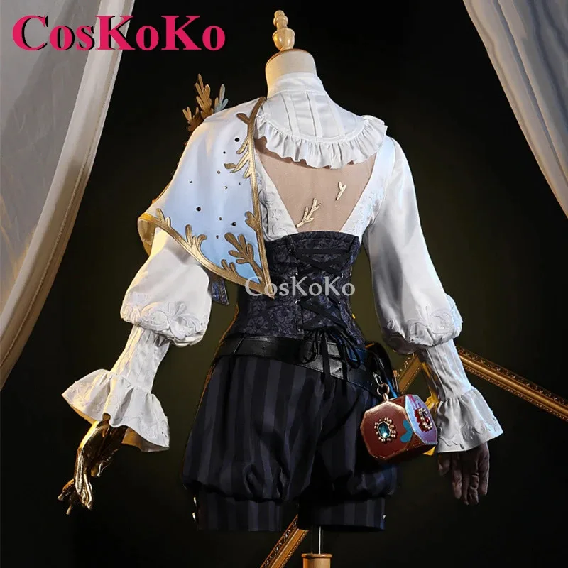 

CosKoKo Edgar Valden Cosplay Game Identity V Costume Painter Golden Ratio Sweet Uniform Halloween Party Role Play Clothing S-XXL