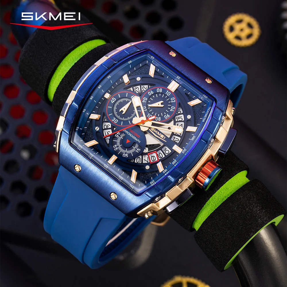 

SKMEI мужские водонепроницаемые повседневные деловые часы, роскошные кварцевые часы с датой для мужчин и женщин, модный дизайн, наручные часы