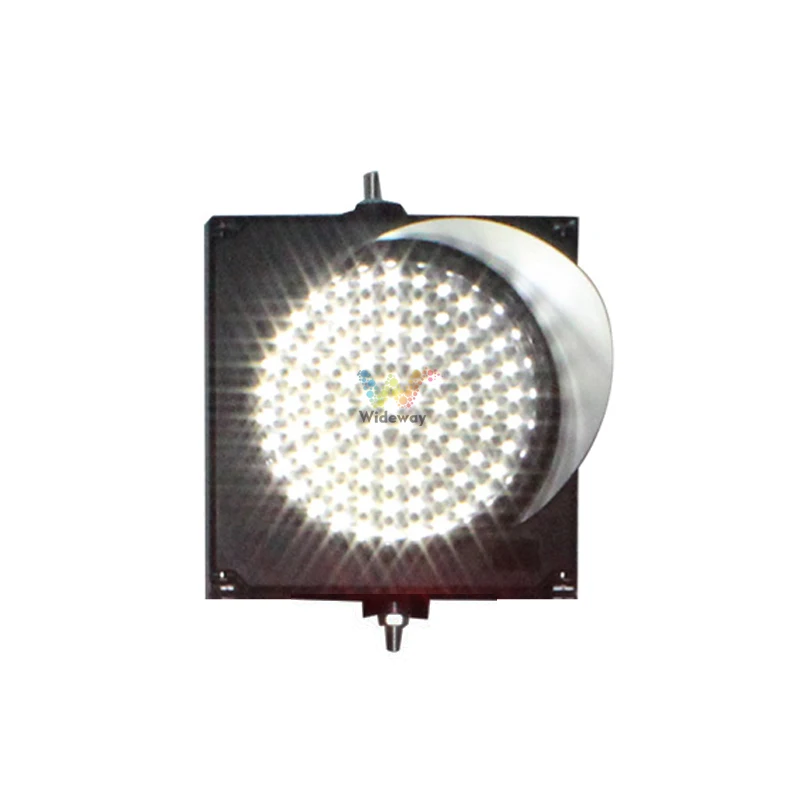 Traffic Signal Light Single New PC Housing for Parking Lots Green White Color Available DC12V DC24V AC85-265V