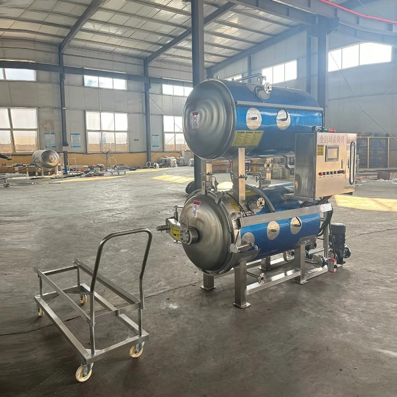 High-Temperature Double-Layer Sterilizer Pot for Food Industry Hot Pot Food Sterilization Customized
